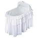 Jumbo Bassinet: Three-Tier Eyelet Bassinet Bedding Set