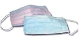 Disposable EARLOOP Face MASK, Filters Bacteria 3 Ply - (Box of 50)