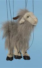 Childrens Toyshop  Toys : Farm Animal (Grey Goat) Small Marionette (B391B)