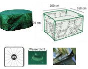 Schutzhülle für Tisch Stühle Sitzgruppen Sitzgarnituren 200 x 160
