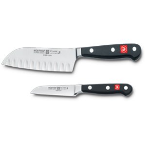 Wusthof Classic Mini 2 Piece Santoku Asian Chef's Knife Set 9291