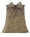 Julbilee Lighting - SKU# 3420 - Shade - Medium - Sequin Embroidery - Khaki