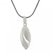 Diamond Marquise Pendant & Snake Chain Necklace in Silver 925