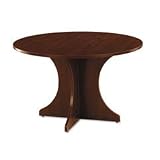 ALERA Valencia Series Round Table Top, 48 Diameter, Mahogany