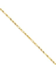 14k Gold 2.0mm Milano Rope Chain 8 Inches