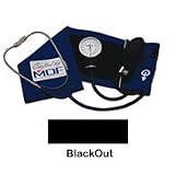 Professional Aneroid Sphygmomanometer with Attached Stethoscope by MDF Instruments Direct, BlackOut - 1 Ea