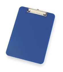 Dakota Designs 2LJX8 Clipboard, Letter, Plastic, Royal Blue