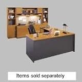 Bush Business Furniture WC36733 Mahogany Series C Left LBow Desk [Kitchen]