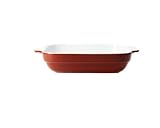 Emile Henry Square Baking Dish, Cerise Red