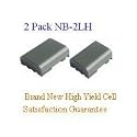 2-Pack Canon NB-2LH Brand New Equivalent 7.2V 1200mAh Lithium-Ion Camera/Camcorder Battery, Long Lasting cell. It meets or exceeds OEM specifications!