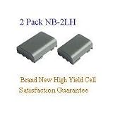 Canon NB-2LH 7.2V 1100mAh Lithium-Ion Camera/Camcorder Battery (2-Pack)