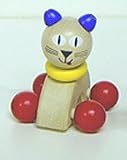 Enlarge toy image: Cat Push Along - toddler baby activity product