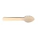 Perfect Stix Green Spoon 110 Birchwood Compostable Cutlery Taster Spoon with Concave, 4-1/2" Length (Pack of 1,000)