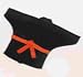 Budoten Mini-Jacke Karate, schwarz