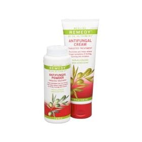 ^Remedy Antifungal Powder and Cream - Remedy Antifungal Powder and Cream - Antifungal Powder, 3 oz Min.Order is 1 CS ( 12 Each / Case; )