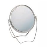 Irving Rice 6 1 / 2 &acute; Polished Chrome Folding Stand Mirror #TS111 - C - B001B2GPZU