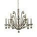 Art Deco Inspired 9 Light Chandelier