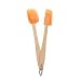 SiliconeZone Mini Spatula/Spoon Set, Translucent Orange