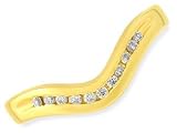 Image of 9ct Gold and Diamond Wishbone Bride's Wedding Ring