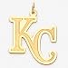 14K Kansas City Royals Sm Initails Charm