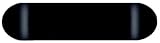 Buy : MOOSE Blank SKATEBOARD DECK 7.5" DPD BLACK Skateboards