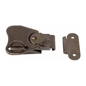 Made in USA Sm Padlockable Ss Wing Turn Latch W/strike