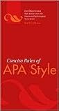 Concise Rules of APA Style