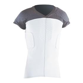 Buy McDavid Hexpad Hexmesh Capped Sleeve 6 Pad Compression Body Shirt