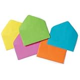 Enclosure Card #63 Everyday Asst Colors Envelopes 2 1/2" X 4 1/4" Gift Supplies- 50 Pack