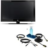 LG 55LH55 55 Full HD LCD TV 1080p with Basic Accessory Kit (2 HDMI Cables, 1 RGB Cable, 1 Audio Cable, Plasma / LCD Clean Kit)