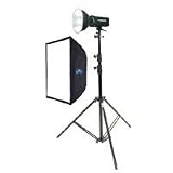 Savage 500 wt. Studio flash Light- FT-500, 10 ft. Light Stand, 24 x 36 Soft Box, Remote trigger & Reciever.