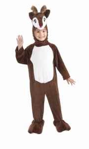 Plush Reindeer Mascot Child Costume Size 4-6 Small