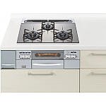 Panasonic ガス W600ガラストップ両面焼連動銀 QSS31L8JLP