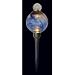 Allsop Firefly Solar Garden Art with Blue Finial