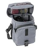 Tamrac 600 Expo Jr., Small Shoulder Bag for Point & Shoot Cameras or Small Binoculars, Gray.