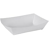 Southern Champion Tray 0552 #50 Paperboard Food Tray, 1/2 lb Capacity, White (Pack of 1000)