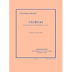 Czardas : pour 4 saxophones partition et parties