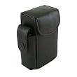 Genuine Black Leather Cigarette Case with Lighter holder- attaches to belt