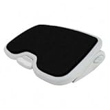 Kensington 56144 Solemate Plus Adjustable Footrest W/Gel Pad, 3-1/4h to 4-1/4h, Gray/Black