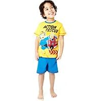 Pure Cotton Fireman Sam Short Pyjamas
