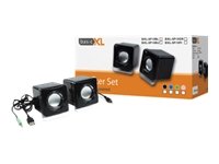 KOENIG basicXL USB LAUTSPRECHER SET 3 W Watt klinkenstecker RMS Transportabel Design Klang Preisvergleich