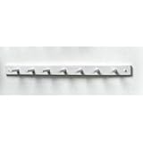 Wooden Peg Rack (White) (1 3/4H x 24W x 3 1/2D)