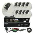9 Channel DVR with 9 CCD Color Cameras and 500GB Hard Drive Security System AVT779-9CAM5