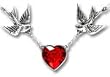 Swallow Heart - Authentic UL17 Alchemy Pendant Necklace