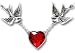 Swallow Heart - Authentic UL17 Alchemy Pendant Necklace
