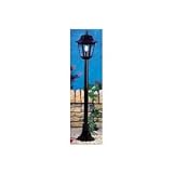 Micromark Havana 1 Metre Post Lantern Black Finish