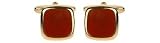 Cornelian Cushion Cufflink