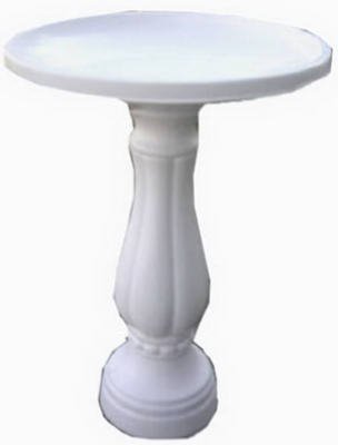 Childrens Toyshop  Outdoor Living : Design Molding 37900 25" White Class Bird Bath