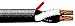 Multipair Unshielded Cable, Tray, Black, 1 Pair, 16 AWG, 1000 ft, 304.8 m