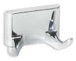 Industrial Grade 2VAL4 Double Hook, Chrome